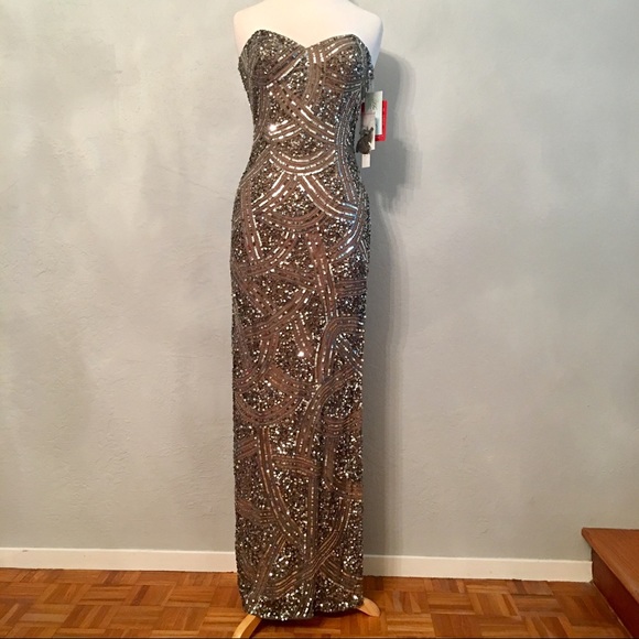 Evening Formal Gown Shail K Prom Dress - Picture 1 of 7